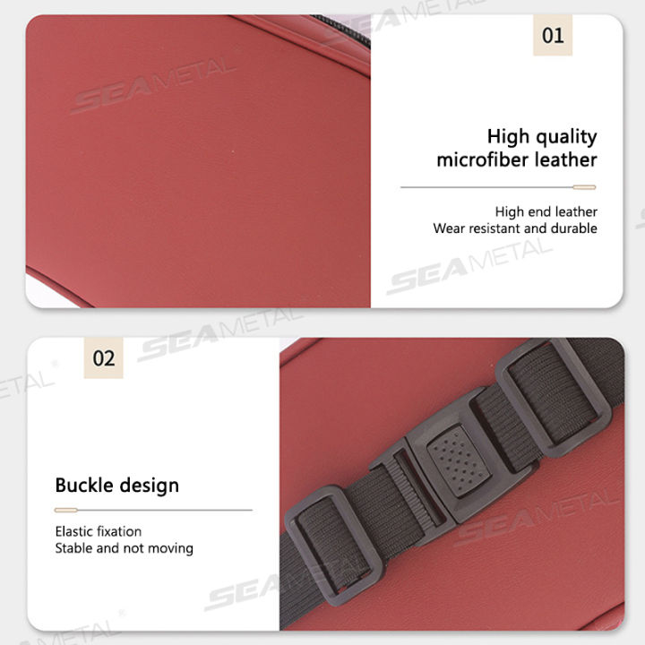 SEAMETAL%20Car%20Tissue%20Holder%20Back%20Seat/Arm%20Rest%20Zipper%20Tissue%20Case%20Adjutsable%20Strap%20Universal%20Auto%20Napkin%20Holder%20Storage%20Organizer%20-%20Image%206