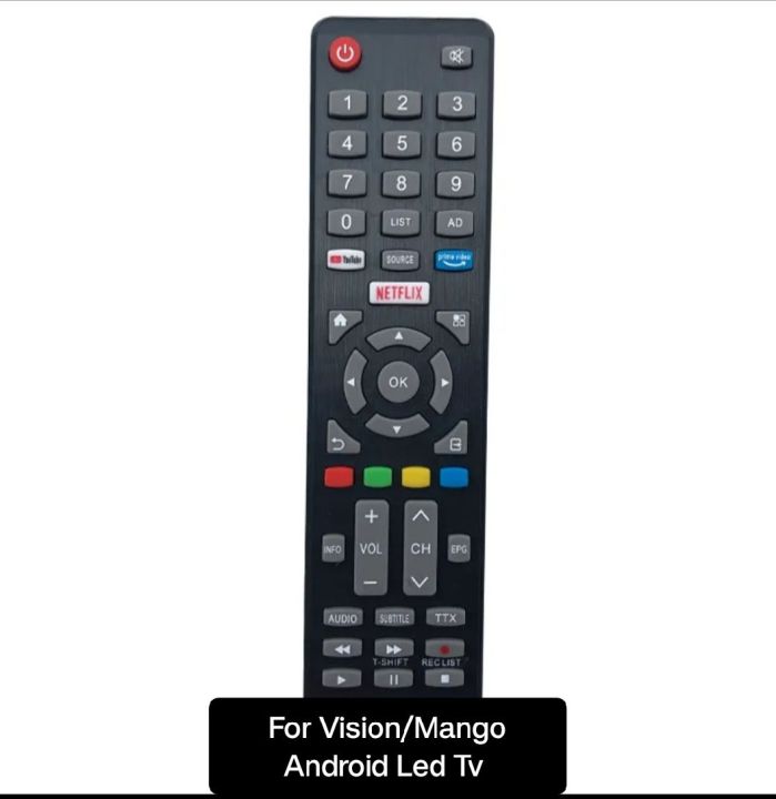 Tv Remote Control For Vision Android Led Tv