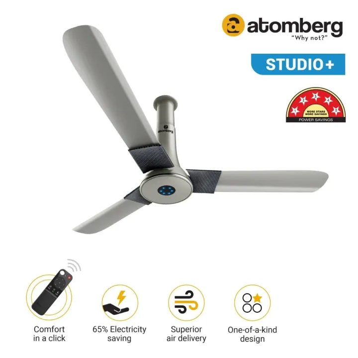 Atomberg%20Studio+%20Energy%20Saving%20Ceiling%20Fan%20with%20BLDC%20Motor,%201200mm/48%20inch,%20360%20RPM,%2035watt,%20With%20Smart%20Remote%20-%20Image%204