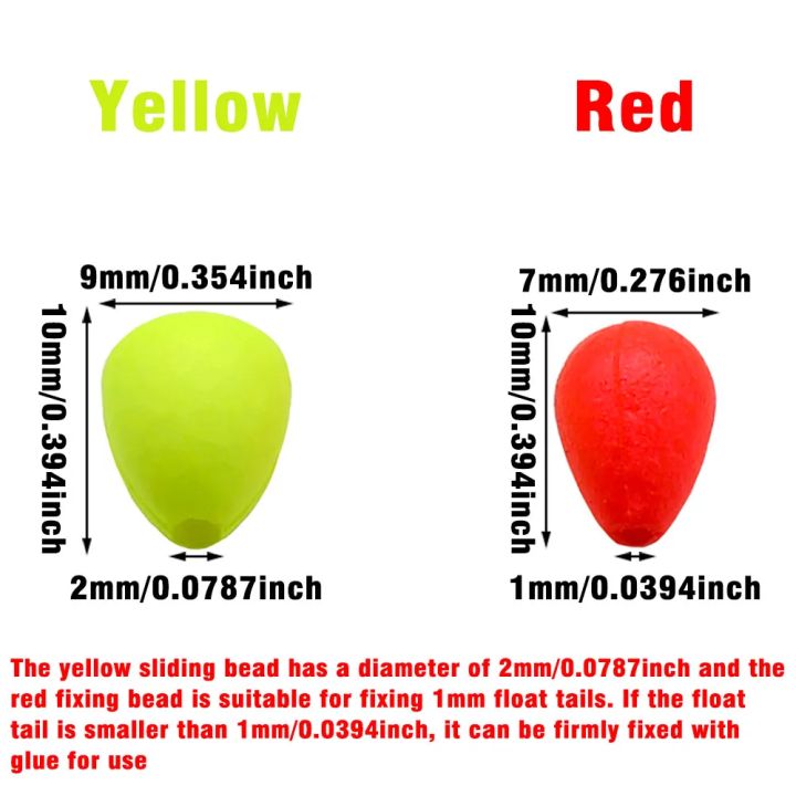 Topranc%2050Pcs%20Floating%20Beads%20Eye-catching%20Beans%20Floating%20Beads%20Collision%20Ultra-light%20Foam%20EVA%20Fishing%20Accessories%20-%20Image%202