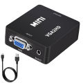 VGA to HDMI-compatible Adapter Converter 1080P HDTV With Audio For Laptop PC to HDTV Projector VGA to HDMI-compatible Adapter. 