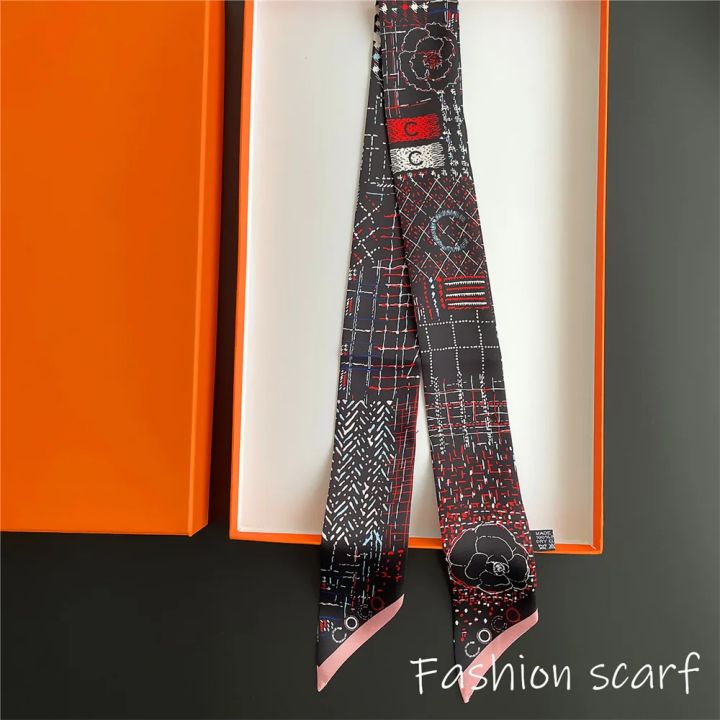 Korean%20Versatile%20Chain%20Tassel%20High%20Quality%20Mulberry%20Silk%20Twill%20Silk%20Ribbon%20Wrapping%20and%20Binding%20Bag%20Handle%20Ribbon%20Small%20Scarf%20-%20Image%205