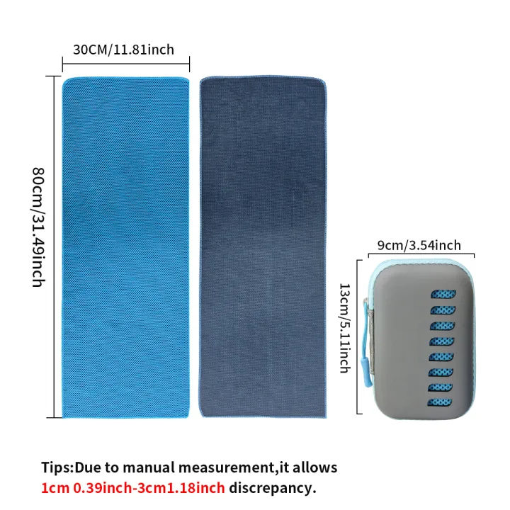 Camping%20Cooling%20Towels%20with%20EVA%20Case,%20Compact%20&%20Portable%20Travel%20Ice%20Towel%20Quick%20Dry%20Towels%20for%20Sports%20Gym,%20Hiking%20and%20Yoga%20-%20Image%202