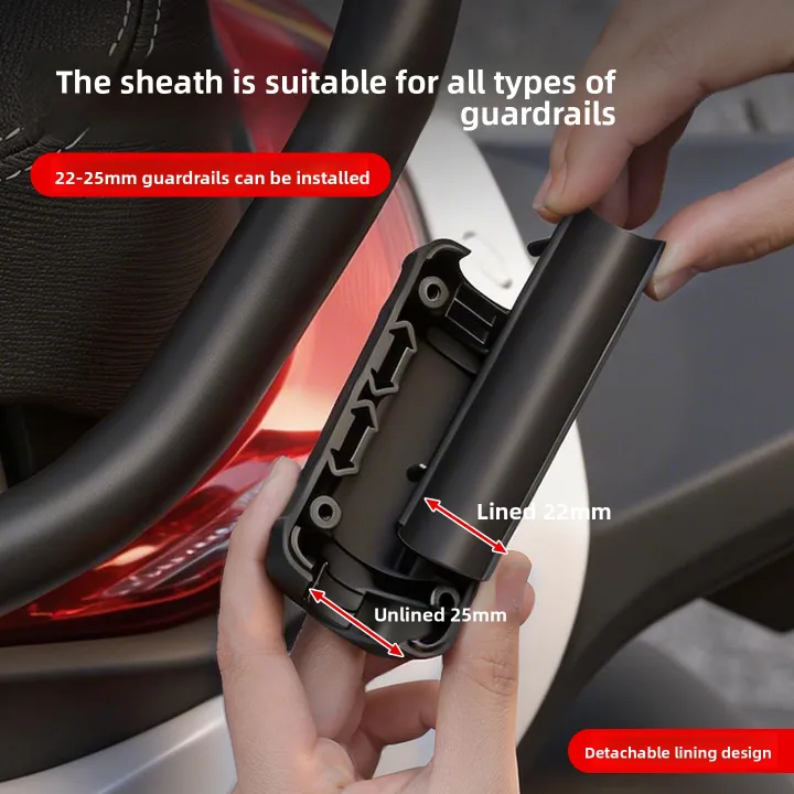 1/2PCS%20Motorcycle%20Engine%20Crash%20Bar%20Guard%20Decorative%20Crash%20Protection%20Adhesive%20Anti-Scratch%20Block%20with%20Reflective%20Warning%20Tape%20-%20Image%202