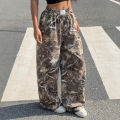 High Quality Hot Girl High Waist Casual Pants 2025 Spring Autumn New Style Loose Slim Floor Hugging Wide Leg Long Pants. 