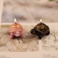 Turtle shape candle for home decor. 