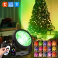 Tuya Smart Projection Light Remote Control APP Connection Holiday Party Bedroom Halo Projection Selfie Background Lighting. 