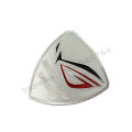 Computer Case Aluminum Sticker ROG Logo Gamer Belief Lable PC Cabinet MOD Part Black/White. 
