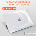 Laptop Cases for Macbook Pro 14 Case M2 M3 2023 Pro 16 Cover M1 Mac Book Air 13 Case 2025 13.6 Air 15.3 M4 Case. 