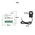 Smart Life WiFi Energy Meter 80A with Current Transformer Clamp KWh Power Monitor Electricity Statistics110V 230V 50/60Hz. 