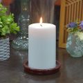 HANDMADE WHITE PILLAR CANDLE- Unscented (3.25x2 inches)... Elegant candle. 
