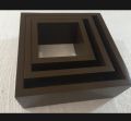 set of 3 wall mounted wooden shelf box shape storage shelf ,book shelf ,wall.decor home decor. 
