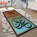 Digital writing Printed Silk Caligraphy Manto Dupatta/Shawl/Odhni. 