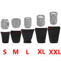 S M L XL XXL Size Neoprene waterproof Soft Camera Lens Pouch bag Case. 