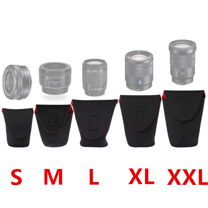 S%20M%20L%20XL%20XXL%20Size%20Neoprene%20waterproof%20Soft%20Camera%20Lens%20Pouch%20bag%20Case%20-%20Image%203