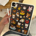 Rilakkuma Case For iPad Air 2025 11in 13 in iPad Pro 2024 11in 13in iPad 10th 11th Air 4 5 Pro 2022 Mini 6 7 Acrylic Hard Cover. 
