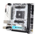JGINYUE B350 Chip MINI-ITX AM4 DDR4 Motherboard Desktop Gaming AMD Motherboard B350I-PLUS ARGB Sata NVME. 