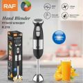 RAF Hand Blender 800 Watts Hand Mixer - Stainless Steel Blades. 