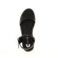 PETALZ Women Casual Slip on Wedges BLACK. 