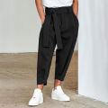 Spring Men Belt Baggy Pants Casual Streetwear Premium Quality Solid Color Oversized Joggers Fashion Harem Pants 2026 New S-3XL. 