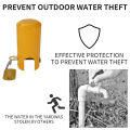 SI FANG Metal Yard Faucet Water Switch Lock Portable Garden Lockable Tap Water Valve Padlock Protect Anti-theft Tap Lock Key. 