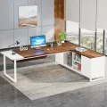 70.87'' Executive Desk and File Storage Cabinet Office Desk Boss Desk
 Customized. 