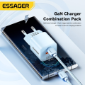 Essager 20W GaN USB Type C Charger PD Fast Charge Phone QC 3.0 Quick Chargers For iPhone 14 13 12 11 Pro Max Mini iPad Charging. 