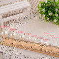 10-1000pcs/lot 3-20mm Straight Holes Acrylic Imitation Pearl Beige Bracelet Round Beads For DIY Craft Jewelry Making Supplies.