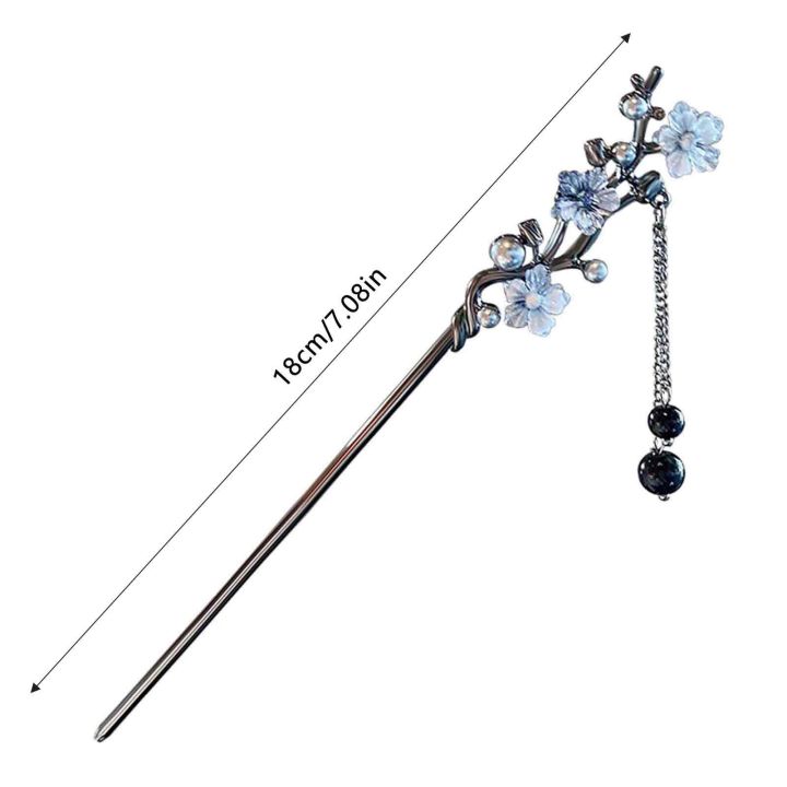 Classic%20Hair%20Stick%20Chopsticks%20Ink%20Color%20Flower%20Metal%20Fringe%20Hairpin%20For%20Women%20Pearl%20Black%20Beads%20Cheongsam%20Hair%20Bun%20Jewelry%20s%20-%20Image%206