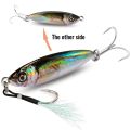 Metal Jig Lure 20g 30g 40g Spinner Spoon 3D Eye Color Laser Spinning Fishing Tackle Popper Hook Swimbait Pesca Spinnerbait Bait.