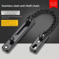 Hotel & Home Stainless Steel Anti-Lock Door Chain, Anti-theft Chain, Security Protection Home Door Lock, Multi-color Optional. 