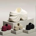 YNPO Solid Color EVA Platform Slippers Women Thick Sole Non Slip Beach Slides Sandals Lady Summer Soft Sole Wedge Heel Slipper. 