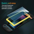 For Switch 2 Premium Anti-blue Light Tempered Glass for Switch 2 9H HD Clear Anti-Scratch Screen Protector Accessories. 