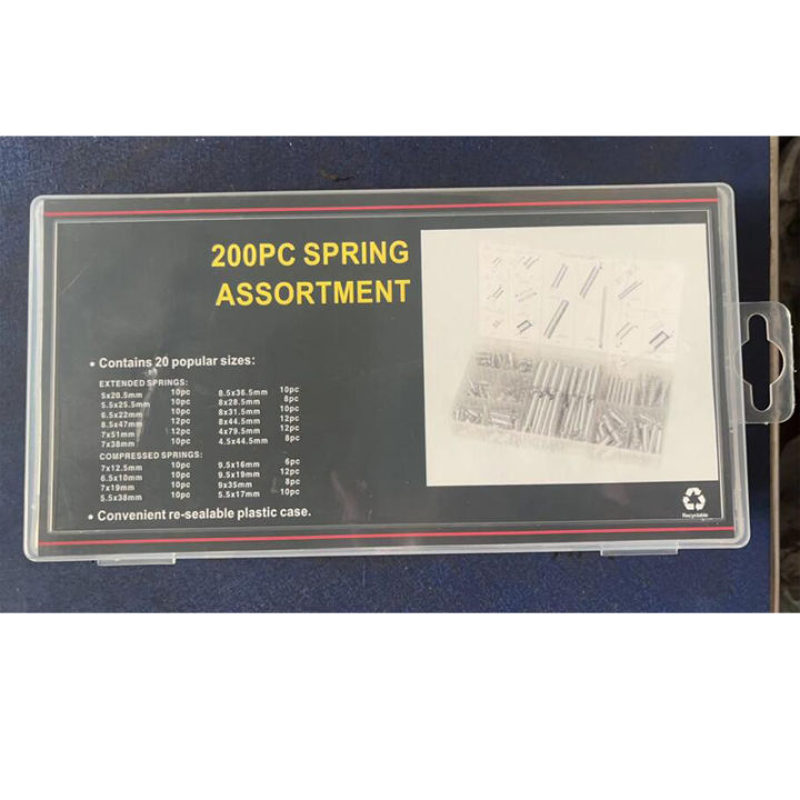 200pcs%20Extension%20Spring%20Set%20Hardware%20Tool%20Metal%20Steel%20Assorted%20Steel%20Spring%20Electrical%20Spring%20Set%20Drum%20Extension%20Tension%20Springs%20-%20Image%205