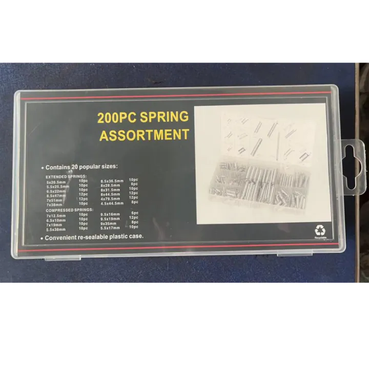 200pcs%20Extension%20Spring%20Set%20Hardware%20Tool%20Metal%20Steel%20Assorted%20Steel%20Spring%20Electrical%20Spring%20Set%20Drum%20Extension%20Tension%20Springs%20-%20Image%205
