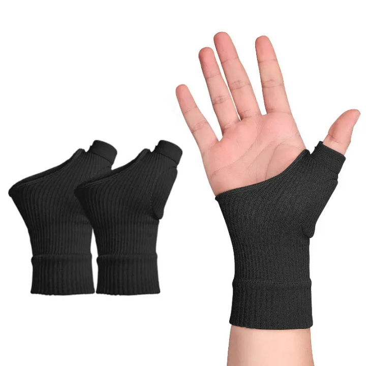 1Pair%20Wrist%20Thumb%20Compression%20Arthritis%20Gloves,%20Breathable%20Wrist%20Support%20Brace%20Wrist%20Sleeve%20With%20Gel%20Thumb%20Injury%20Pads%20-%20Image%207