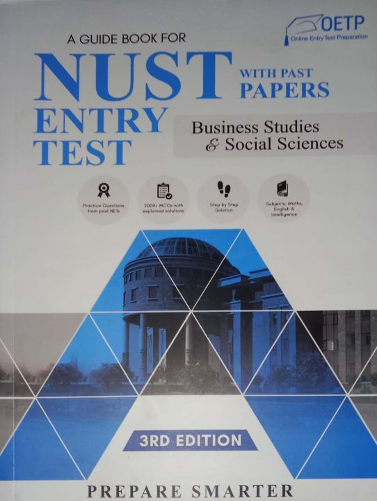 OETP A Guide Book For  Nust Entry Test With Past Papers Business Studies & Social Science