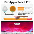 Pencil Case For Apple Pencil Pro Color Matching Soft Silicone Ultra Thin Protective Cover for iPad Pencil Pro. 