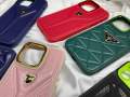 "Luxury iPhone Cases Collection Featuring Designer Brands and Bold Colors". 
