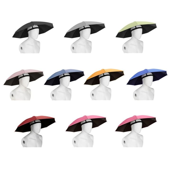 Foldable%20Head%20Umbrella%20Hat%20Windproof%20Fishing%20Head%20Wearing%20Sunshade%20Rain%20Gear%20Outdoor%20Portable%20Umbrella%20Camping%20Beach%20Head%20Hats%20-%20Image%204