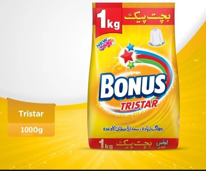 Original Bonus Surf Tristar Detergent Washing Powder 1000 G (1Kg)