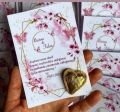 customize favours cards for baat Pakki / nikkah / mehndi / maiyon all  event favour cards  pack of 12. 