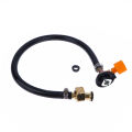 Leakproof  Gas Refill Pipe Tube Cylinder Convertor Gas Refill Adapter Filling Tank Coupler Accessories Valve Braided Hose. 