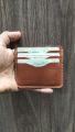 hande made leather card holder | cow leather business card holder. 
