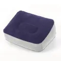 Inflatable Footrest Pillow PVC Foot Rest Air Pillow Cushion For Travel Office Home Leg Up Relaxing Feet Tools Under Desk. 