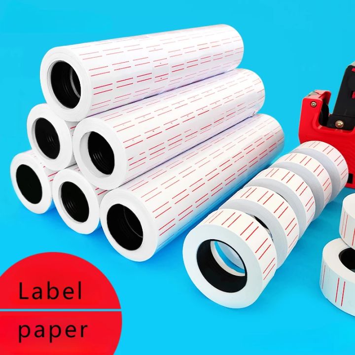Label Coding Paper Roll Supermarket Commodity Price Label Coding