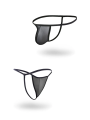 1pc Men's  Underwear, Ice Silk Cool Thongs & G-strings, Mesh Breathable Comfy High Elastic Thongs Underpants, Thongs. 