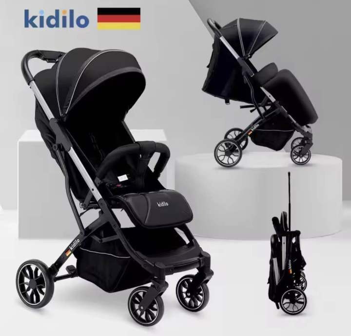 KIDILO Ultra-Light Portable Baby Stroller Foldable sit