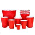 50PCS 18OZ 2OZ 16 OZ Plastic Party Cups in Red for Drinks, Soda, Punch, Barbecue, Cola or Water Disposable.