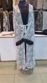 black dot abaya for girls white comfertable fabric. 